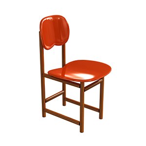 Afra Tobia Scarpa New Harmony Dining Chair Maxalto 3D model