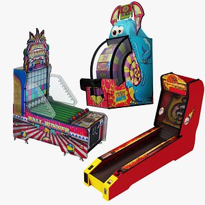 3D arcade 3 1 skeeball