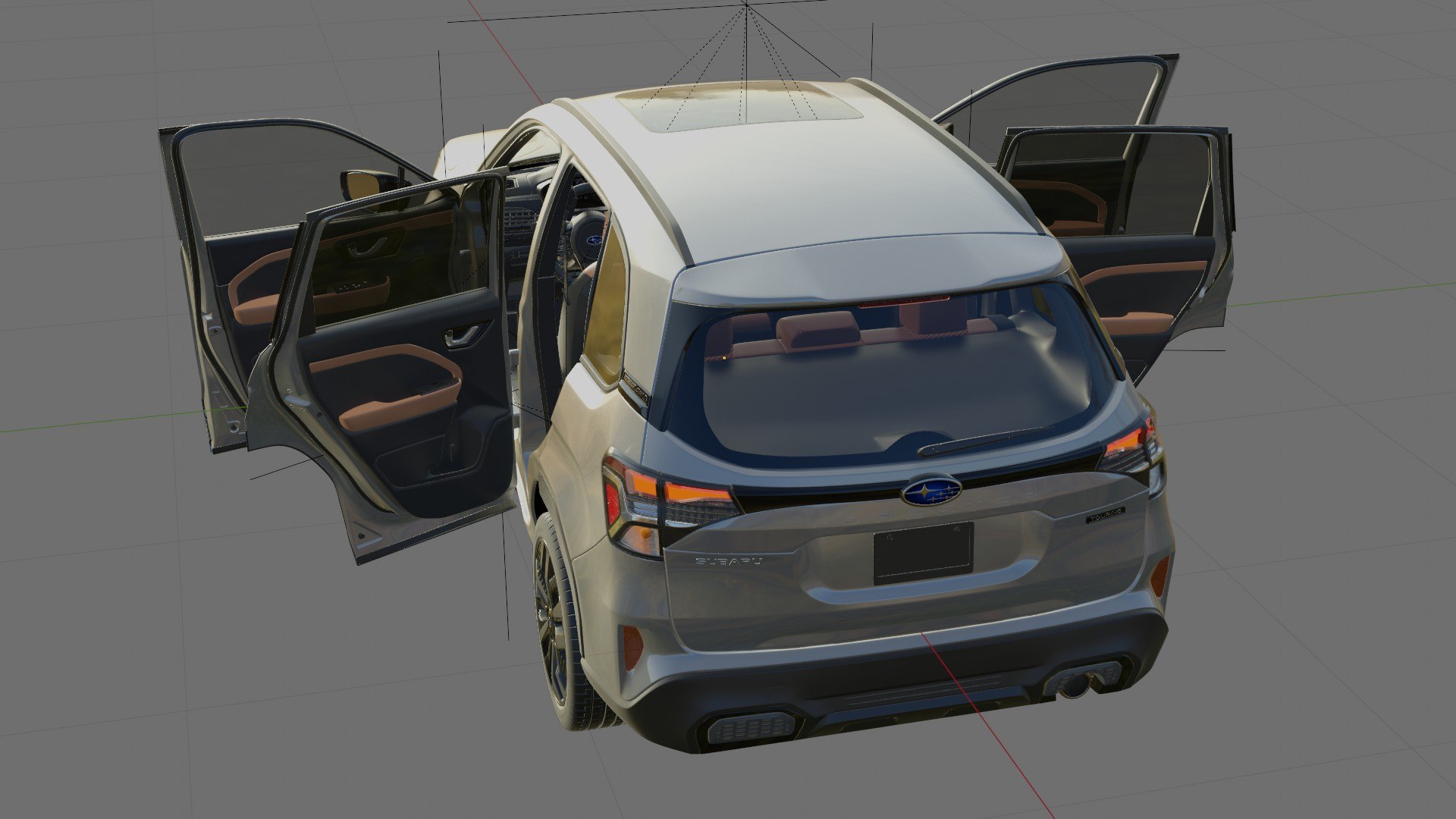 3D model Subaru Forester 2025  with interior https://p.turbosquid.com/ts-thumb/qY/pE9kwS/2U/27/jpg/1718366677/1920x1080/fit_q87/04b9478a6b76b34b4b91e5657cb311ecabc8b246/27.jpg