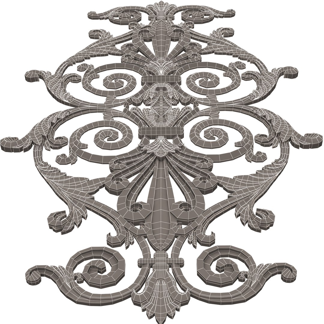 Carved Decoration Panel for CNC 02 3D model - TurboSquid 1819046