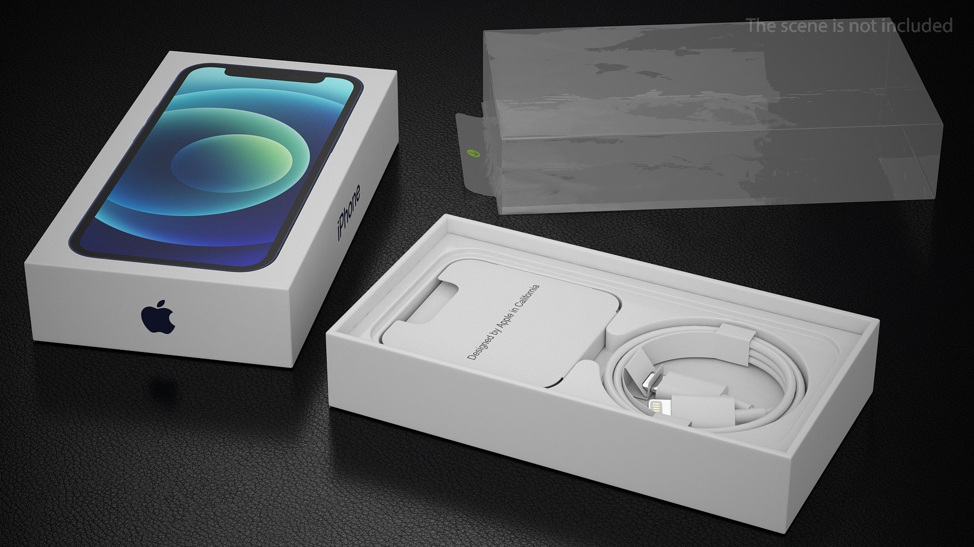 12 Mini Box Blue 3D - TurboSquid 1705267