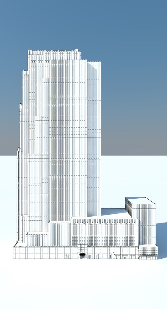 New York 30 Rockefeller 3d Obj