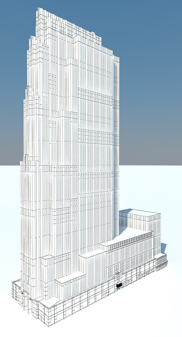 New York 30 Rockefeller 3d Obj