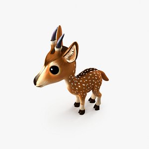 cartoon baby deer