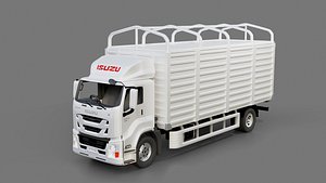Isuzu Giga Tractor Box Truck 3D model