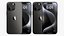 iPhone 15 Pro Max Black Titanium 3D model