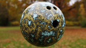 Bowling Ball Scene 3D model