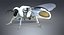 sci-fi robotics bee 3D model