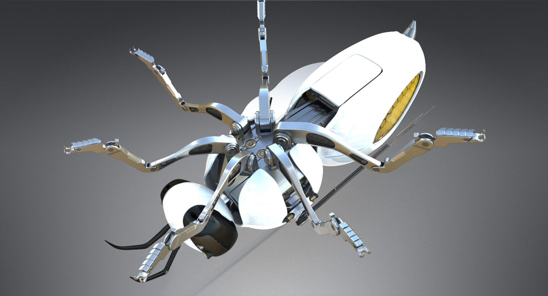 sci-fi robotics bee 3D model https://p.turbosquid.com/ts-thumb/qZ/0ujNMn/rWx50rtM/7/jpg/1515144582/1920x1080/fit_q87/beac17363c4634ef82ff4d6a53e0a85bc9d9bfc3/7.jpg