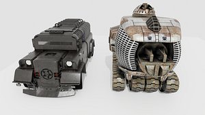 Armored War Vehicles Duo 3D