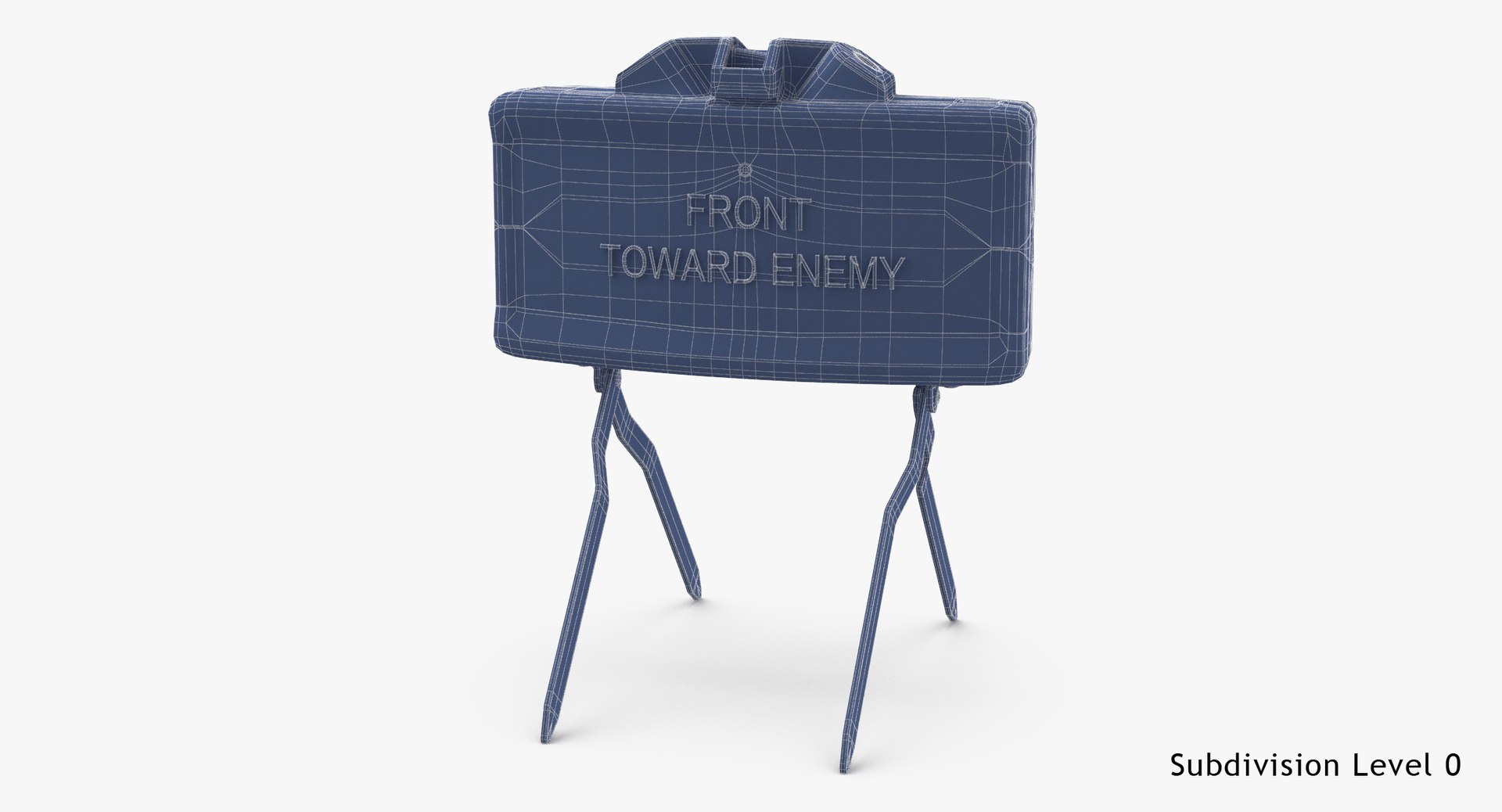 3d model m18 claymore https://p.turbosquid.com/ts-thumb/qZ/10AXbL/y6CrMj44/m18_claymore_mine_wireframe_subdiv0/jpg/1489388226/1920x1080/fit_q87/65417038c55a78f33a7de9149ae3b6508c31f756/m18_claymore_mine_wireframe_subdiv0.jpg