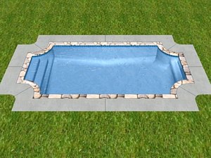 Cartoon Pool Low Poly 3D Model $20 - .unknown .max .3ds .dae .obj .fbx -  Free3D