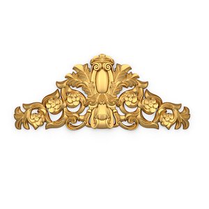 3D carved classic decorative ornament cnc 3d printing stl 52 model