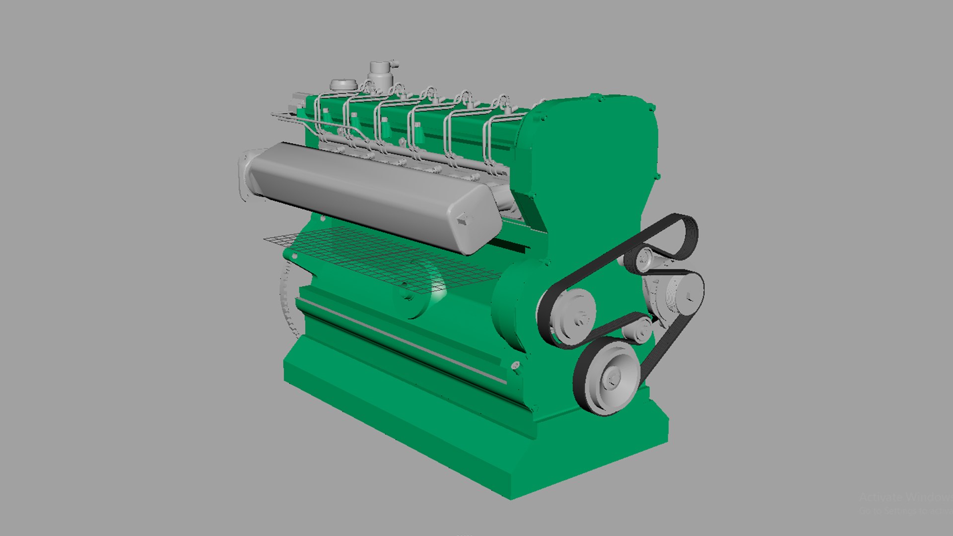 3D Diesel Engine - TurboSquid 2303444