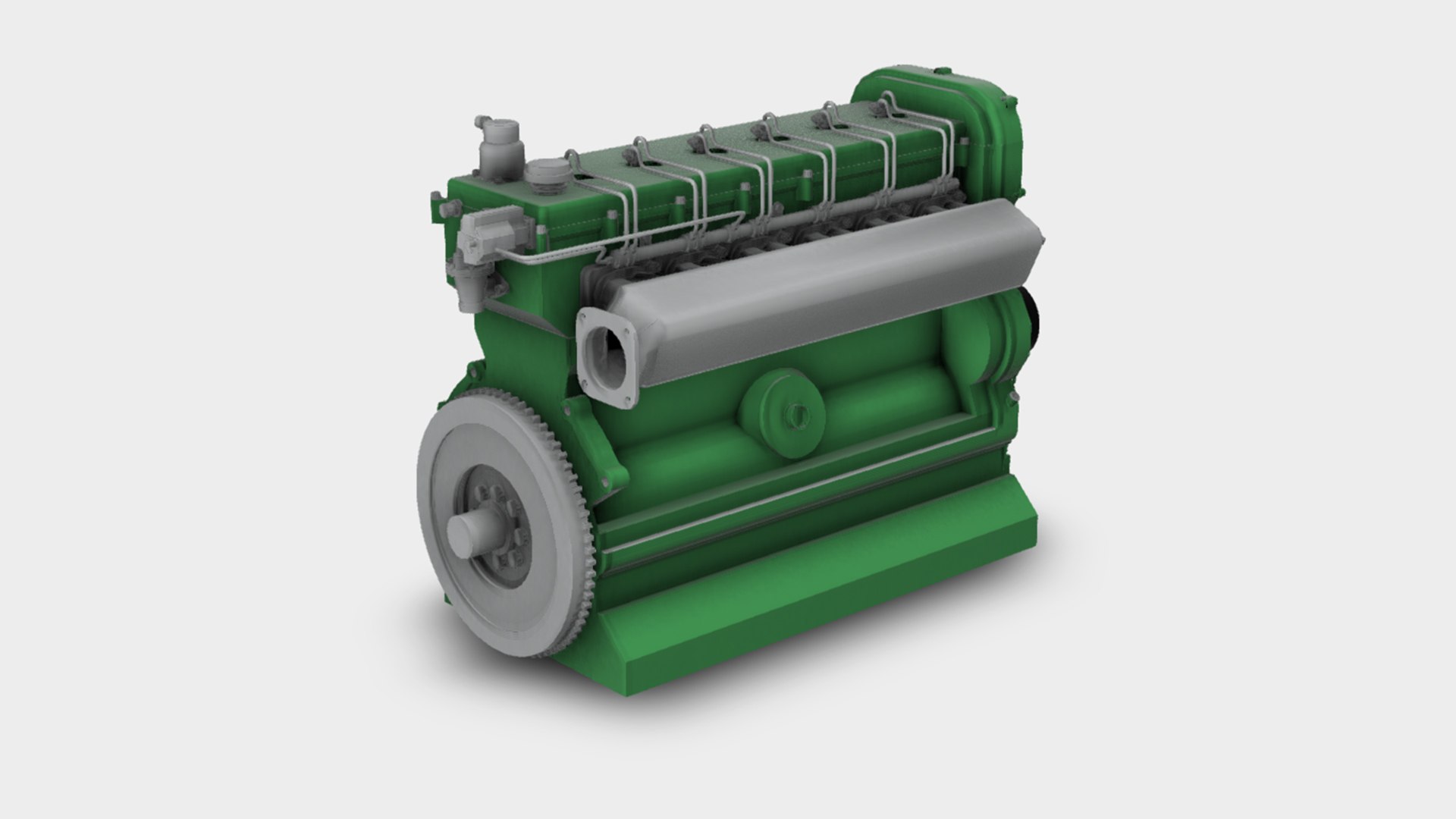 3D Diesel Engine - TurboSquid 2303444