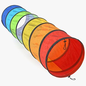 3D model Kids Collapsible Play Tunnel