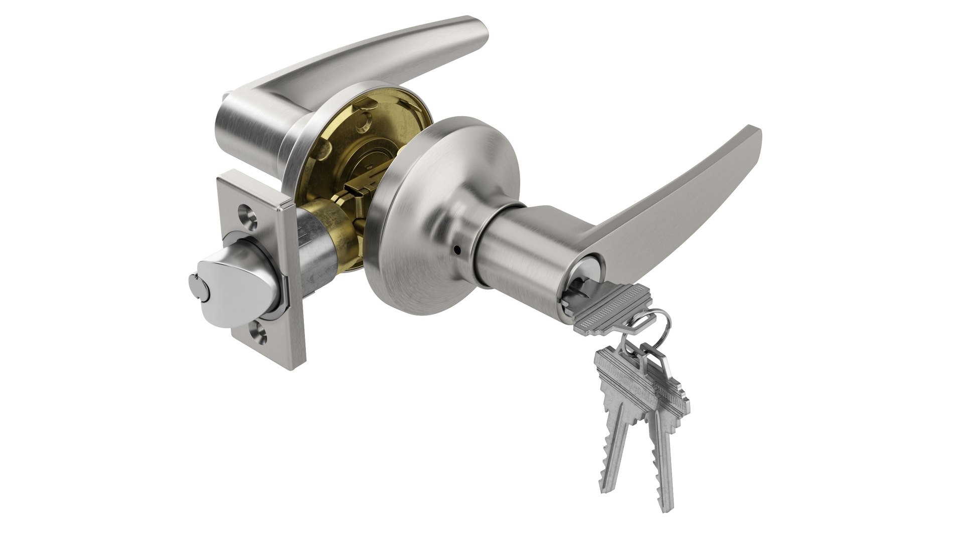 Door Handle 3D Model - TurboSquid 2139690