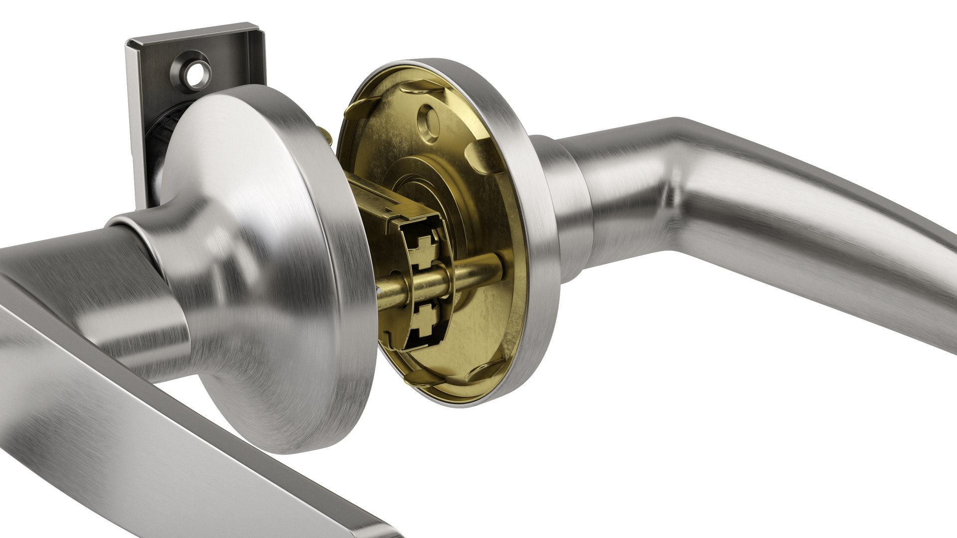 Door Handle 3D Model - TurboSquid 2139690
