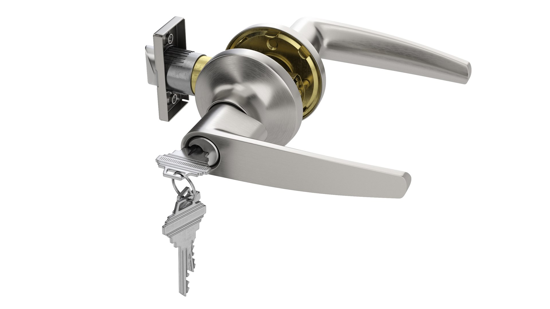 Door Handle 3D Model - TurboSquid 2139690