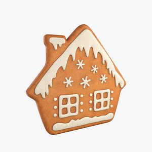 3D Gingerbread house model