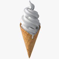 Realistic Ice Cream Cone