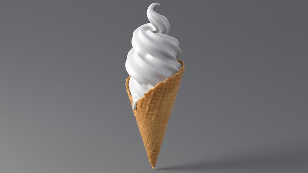 リアルなアイスクリームコーン3Dモデル - TurboSquid 1818249