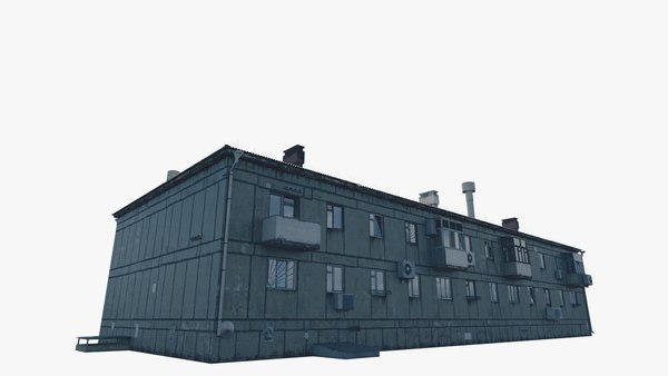 modèle 3D de Khrouchtchevka Prolétarskaïa 28 - TurboSquid 1843481