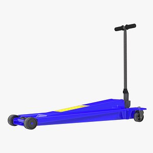 3d floor jack blue model
