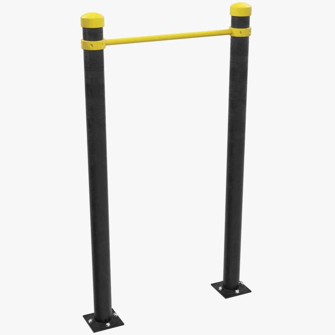 3D High Bar Workout Equipment V1 TurboSquid 2067825