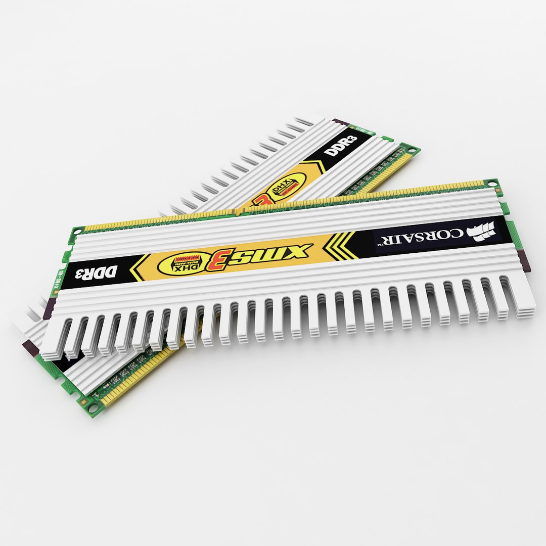 Ddr3 Ram 3D Model - TurboSquid 1299643