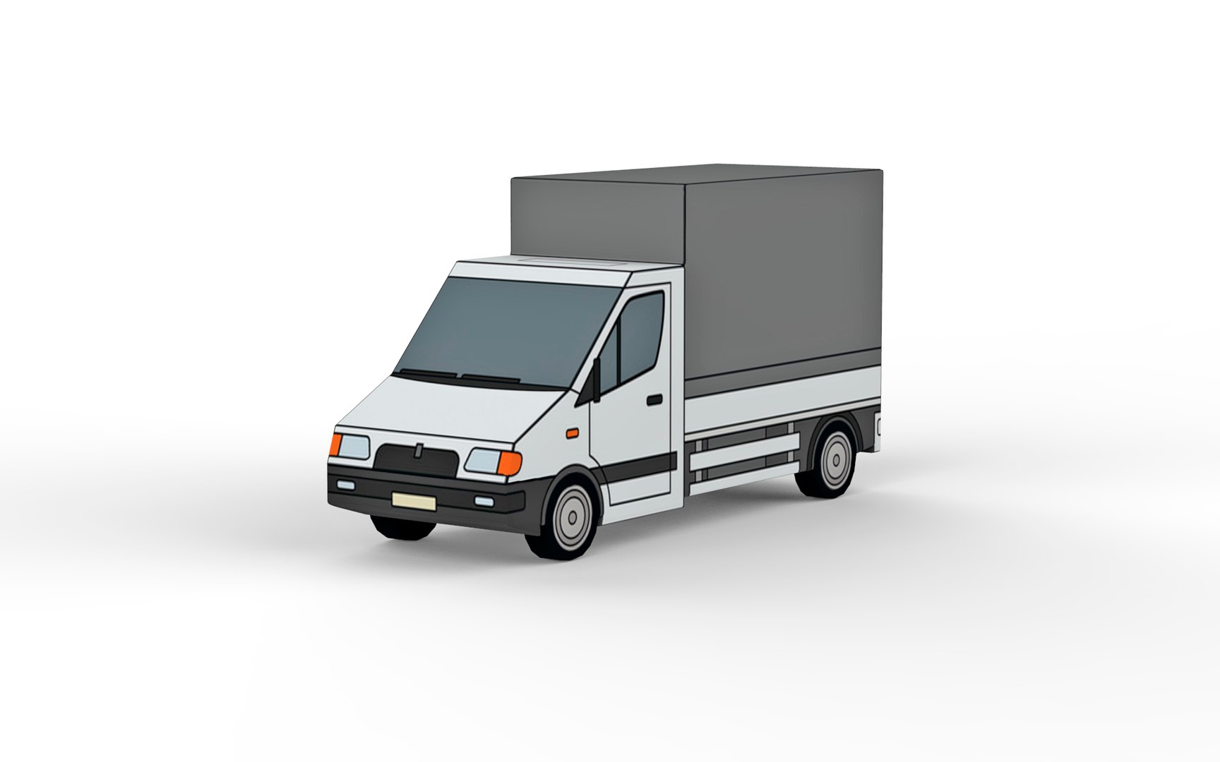 3D Small Truck Model - TurboSquid 1442651