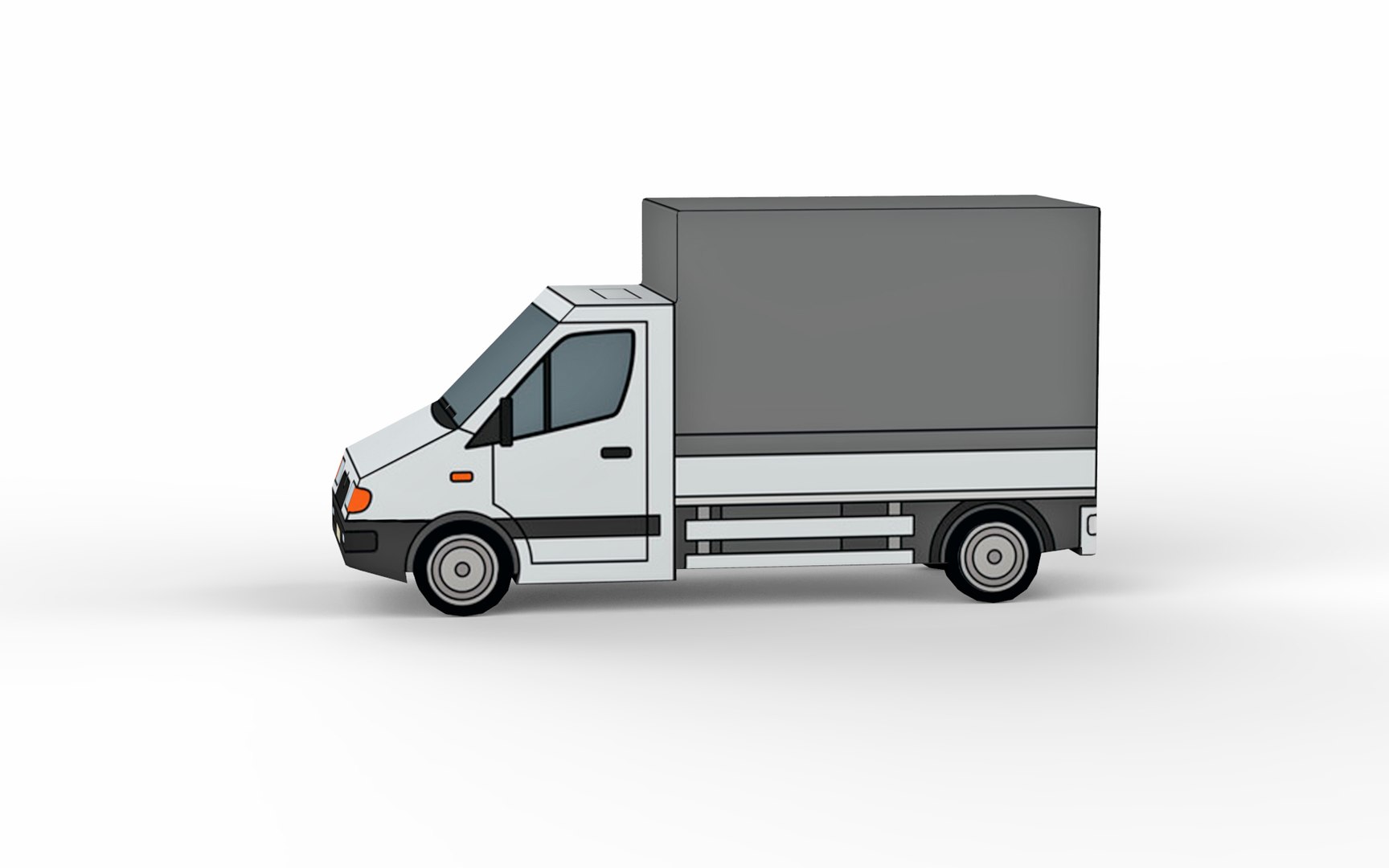 3D Small Truck Model - TurboSquid 1442651