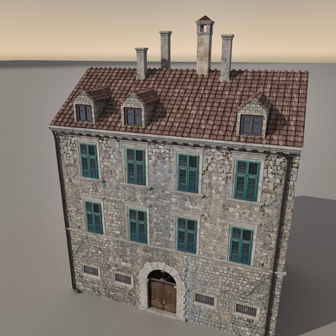 3d Model Building Italian
