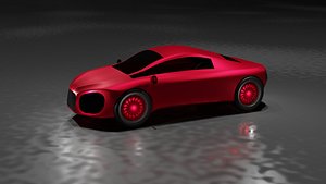 stylish car 3D model