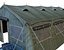 Military Temper Tent Green 03-Low Poly