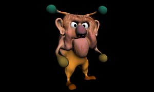 cartoon character model