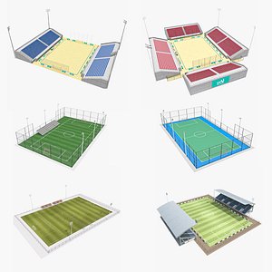 Soccer courts and fields