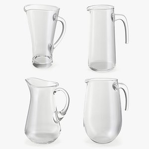 Glass Jugs Collection 2 3D model