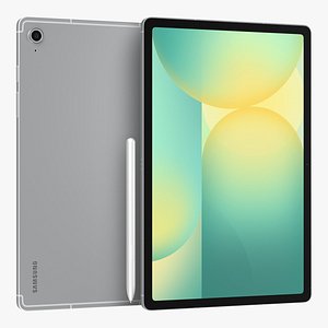 3D Samsung Galaxy Tab S10 FE Silver model