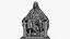 3D franklin memorial statue model
