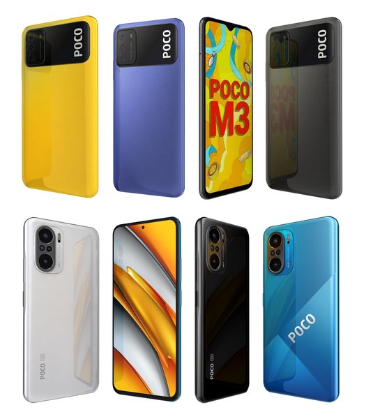 3D model Xiaomi Poco F3 And M3