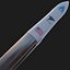 3D Astra Rocket 3 Realistic model