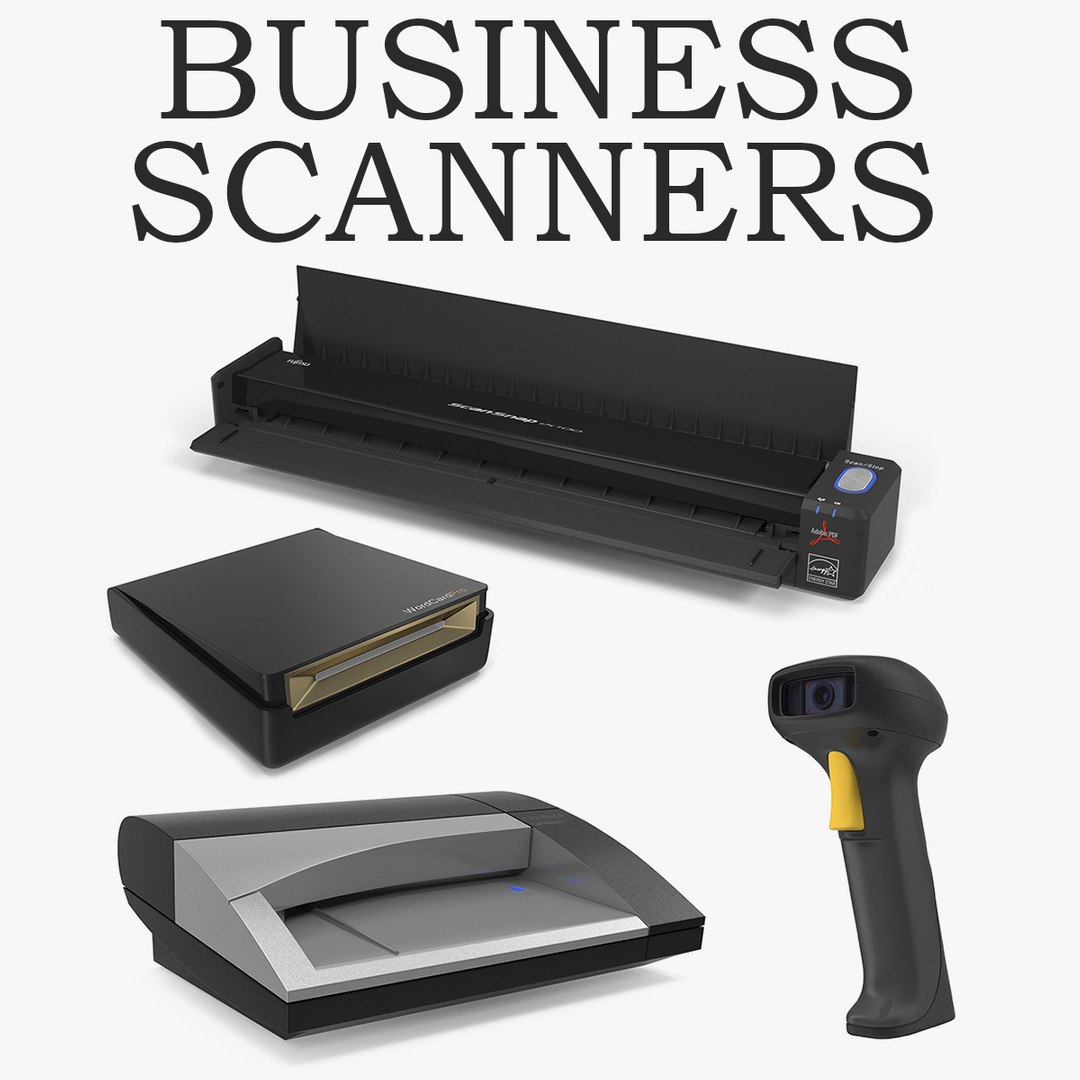 Business Scanners Collection 3D model preview