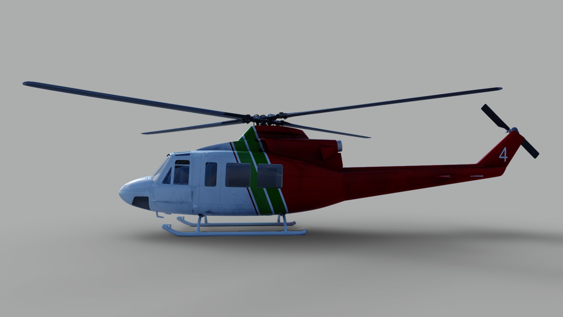 3D model helicopter Subaru UH2 TurboSquid 2068576