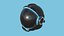 3D Astronaut Helmet 07 - Full Black - Character Design Fashion model