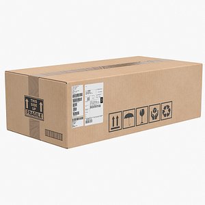 Cardboard Box 6 Closed