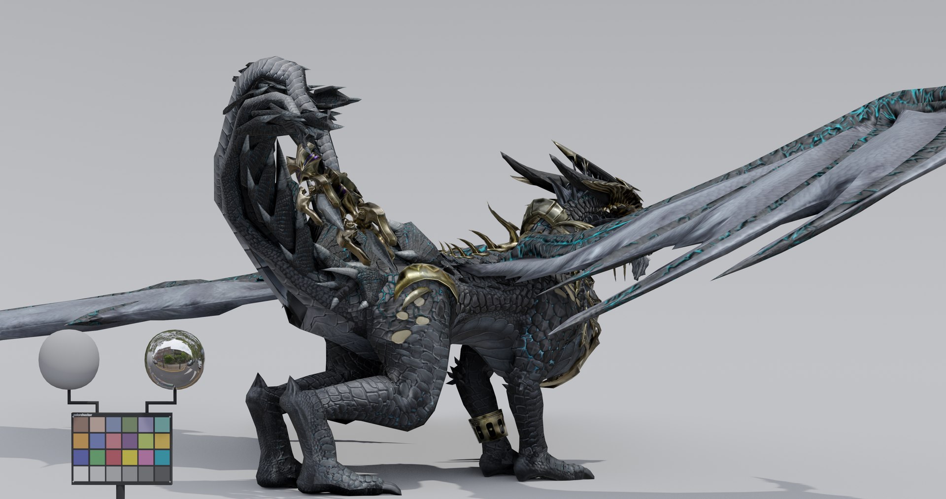 Mythical Dragon - rigged model - TurboSquid 2085674