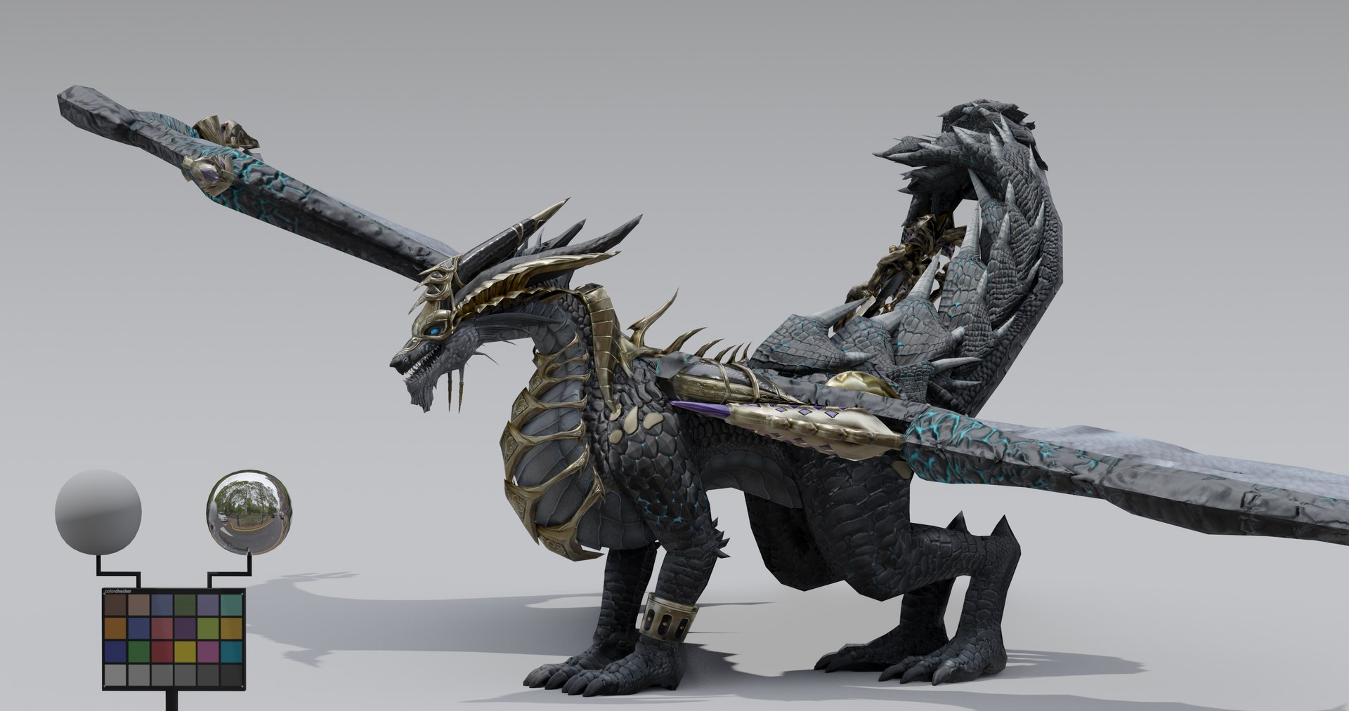 Mythical Dragon - rigged model - TurboSquid 2085674