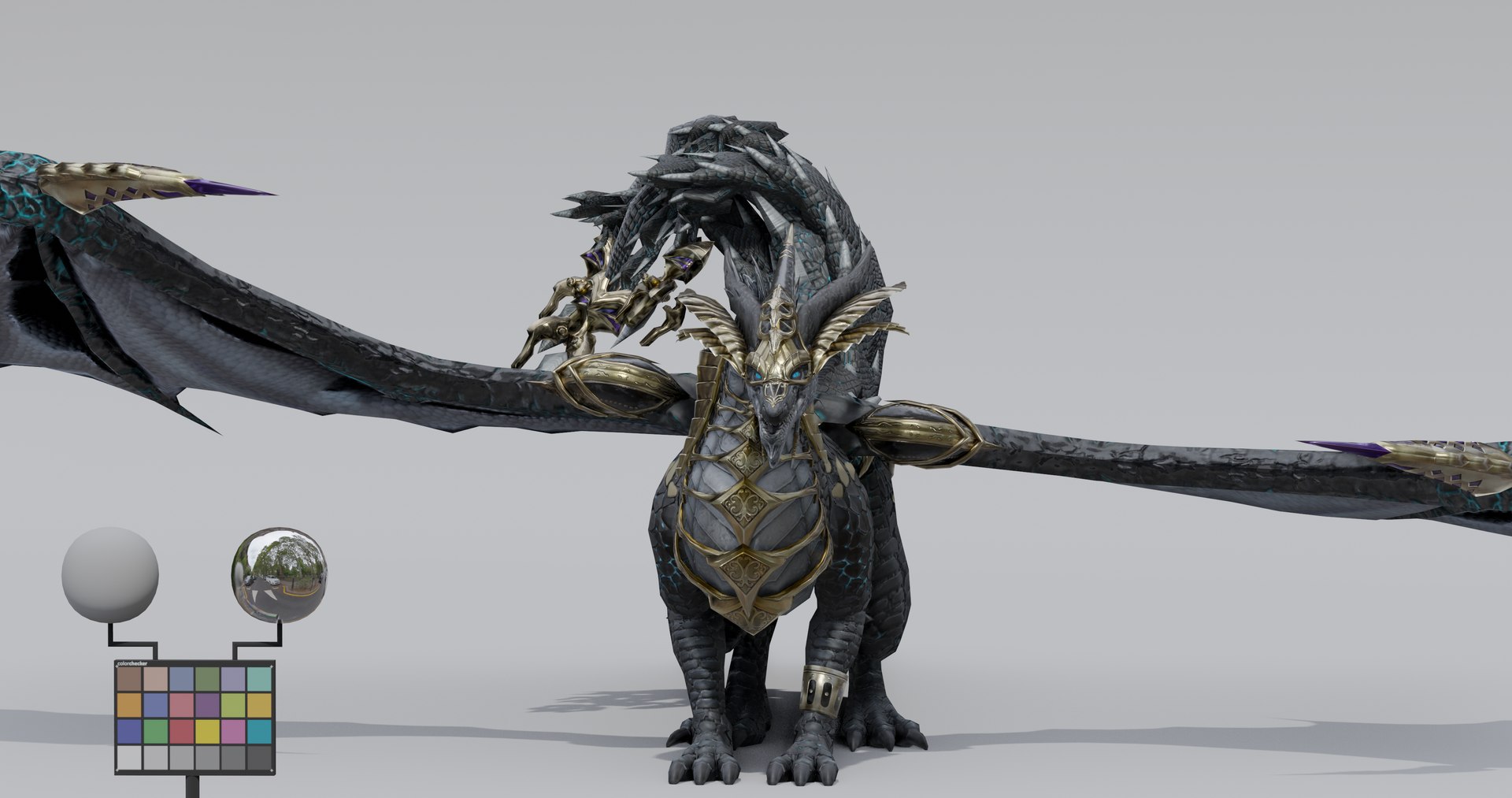 Mythical Dragon - rigged model - TurboSquid 2085674