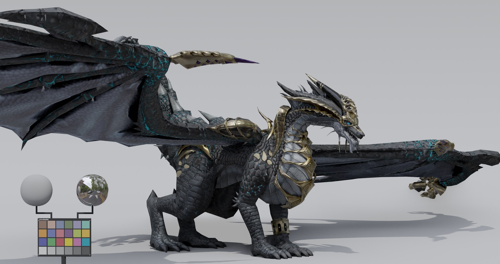 Mythical Dragon - rigged model - TurboSquid 2085674
